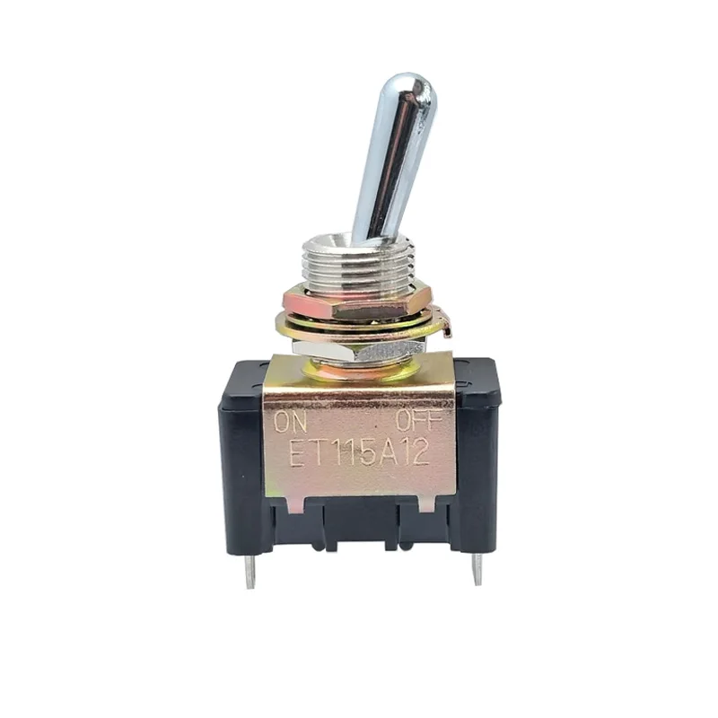 1pc Hote:12mm FUJISOKU Japan Rocker Switch ET115A12 2 PIN 2 Position ON-OFF Toggle Switch 15A AC125V 10A AC250V 400W AC125V
