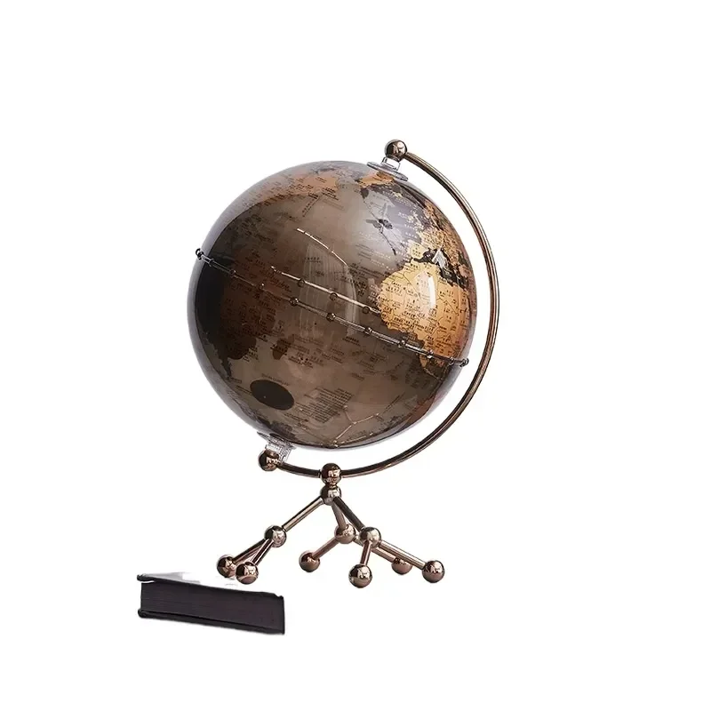 Light Luxury Art Desktop Wine Cabinet Home Jewelry Storage Housewarming Gift Living Room Decoration Ornament Globe for New