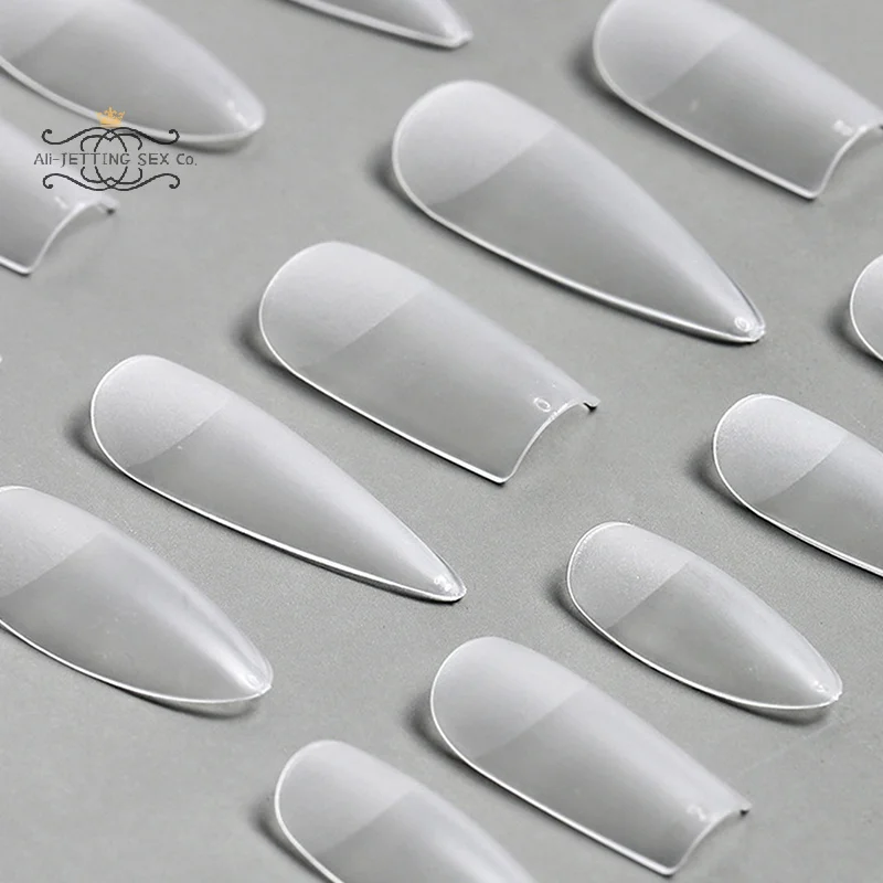 240pcs/set Fake Nails Tips Full Cover Short Acrylic Fake Nails Press On False Nail American Capsule Art Nailpop Накладные Ногти