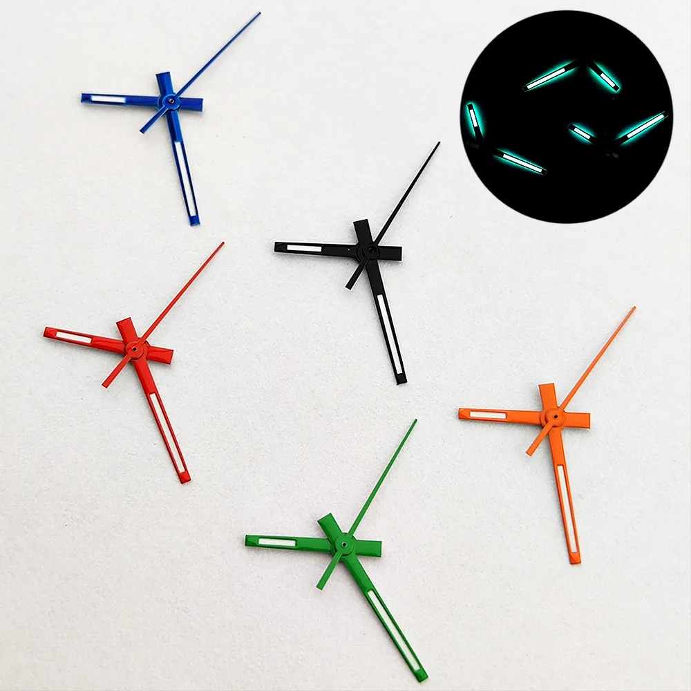 NH35 hands Watch pointer Suitable for 4R 7S NH34 NH36 NH35 Movement green blue luminous watch hands NH35 watch accessories parts