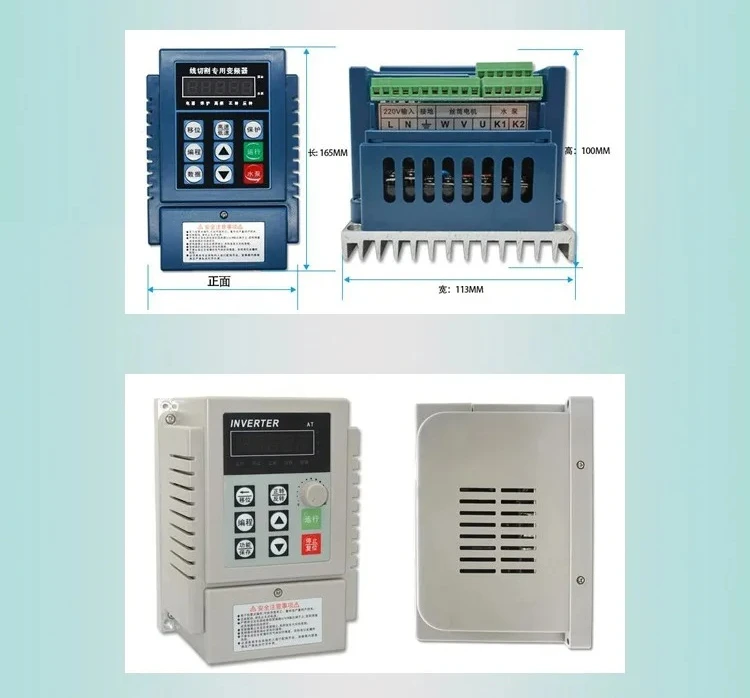 Single Phase 220 Three Phase 380V General Inverter 0.75-11 KW Motor Governor Fan Water Pump Constant Pressure Heavy Duty