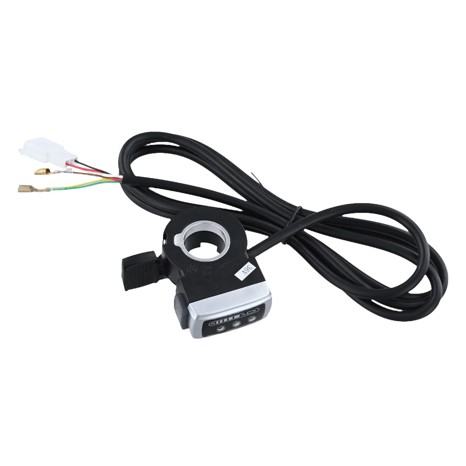 

Для электрических велосипедов Дисплей уровня заряда батареи 5 В Красный провод Дисплей мощности Зеленый провод Сигнал Белый провод Переключатель Желтые и коричневые провода