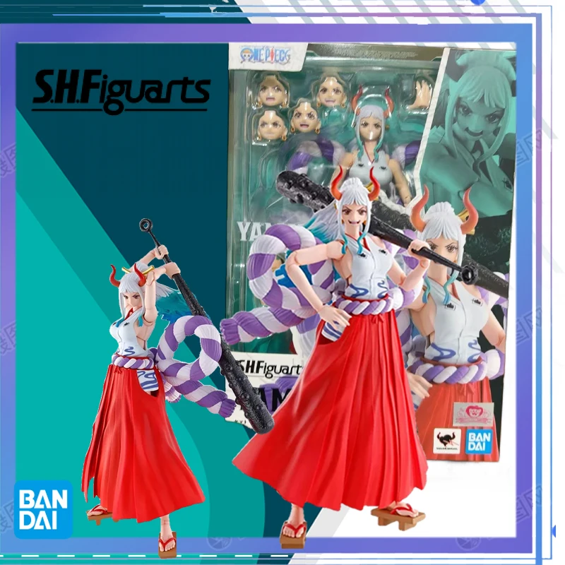 En Stock GenuineBANDAI Original S.H.FIGUARTS YAMATO SHF KAIDO ONE PIECE GHOST ISLAND CRUSADE ASSEMBLY Anime figura de acción