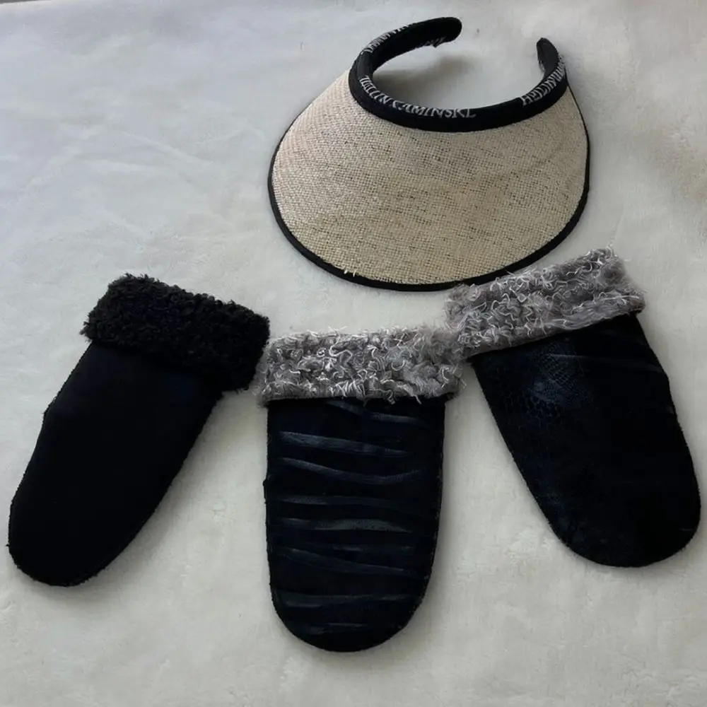 Thick Suede Mittens Women Winter Warm Gloves Fleece Lined Thermal Windproof Accessory For Outdoor Riding Daily Usage