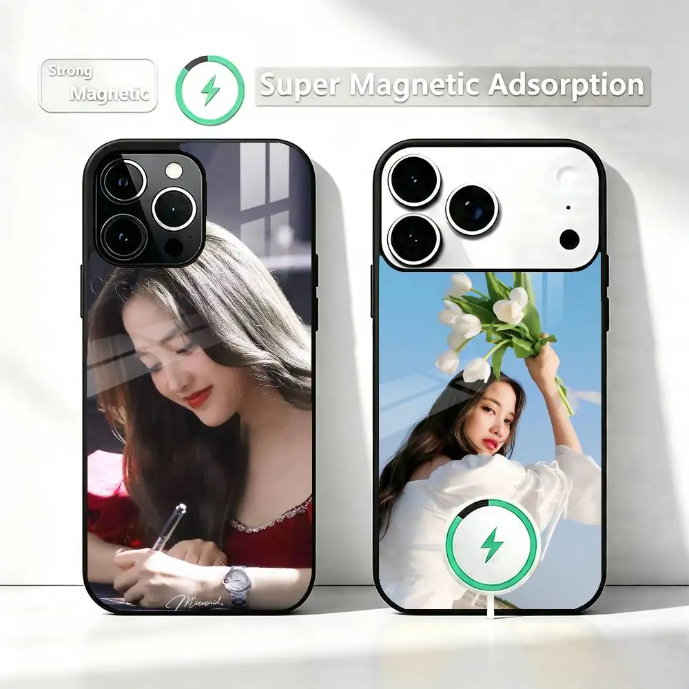 F-Freen-N S-Sarocha Girl Love  Phone Case For iPhone17,16,15,14,13,12,11 Plus,Pro Supports Magnetic Wireless Charging