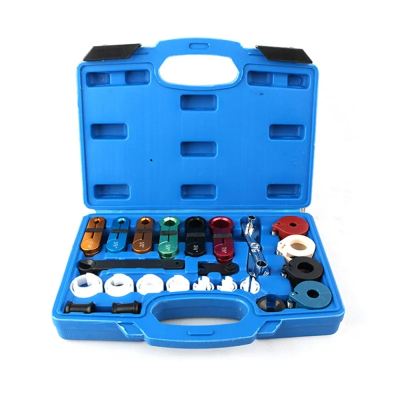 22pc Master Quick Disconnect Tool Set Line Disconnect Tool Kit for A/C Fuel Transmission Systems Air Fuel Line Removal Tool