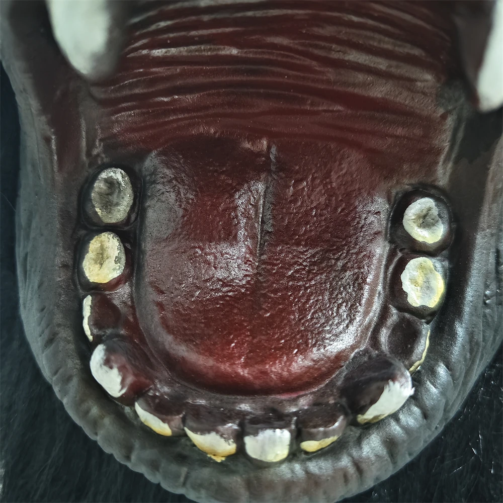 Vivid King Kong Gorilla Mask Horror Monster Latex Mask With Wig Halloween Cosplay Costume Prop Carnival Party Haunted House Deco
