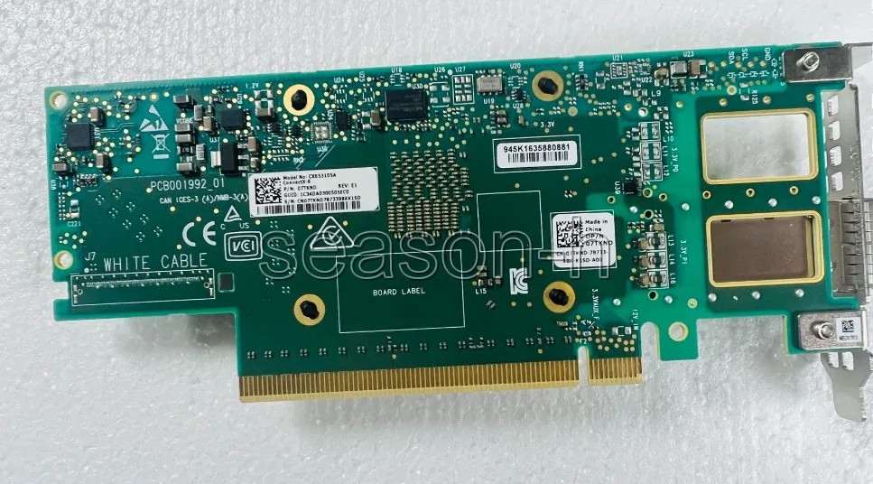 network card for MELLANOX CX653105A  ConnectX-6 VPI Adapter Card HDR/100GbE MCX653105A