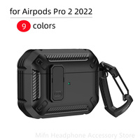 for airpod 4 case carbon fibre switch Cover for Airpods Pro 2 Airpods 3 2 1 headset Case Shockproof Cover for Air pods 4 2024