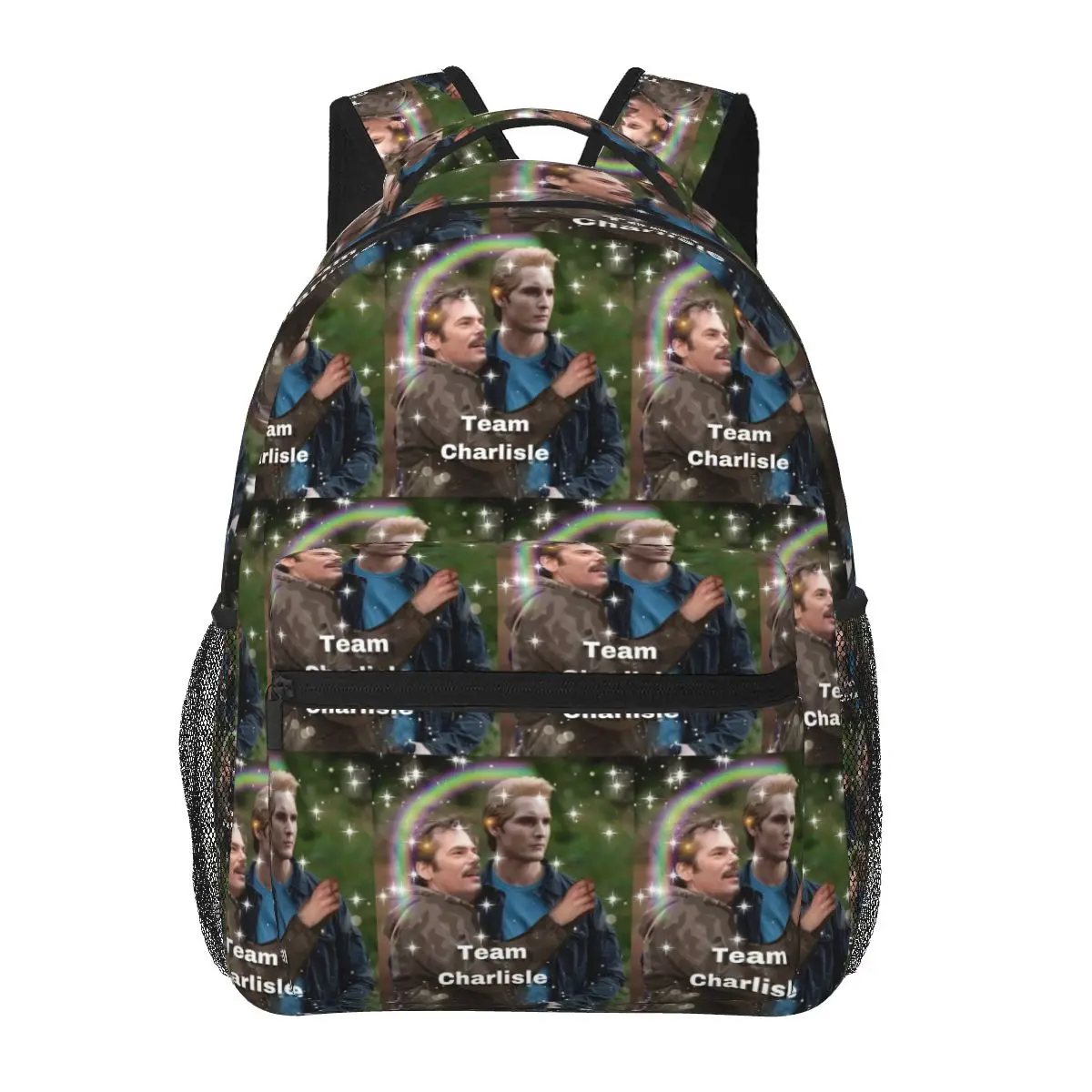 Team Carlisle Cullen Twilight Backpacks Boys Girls Bookbag Children School Bags Cartoon Rucksack Shoulder Bag Large Capacity