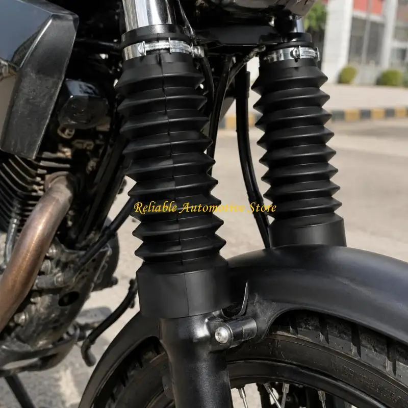 M68B Front Fork Dust Cover Set for CMX500 and CM300, Rubber Bellows Gaiters for the Visible Suspension Area and Routine Dust,