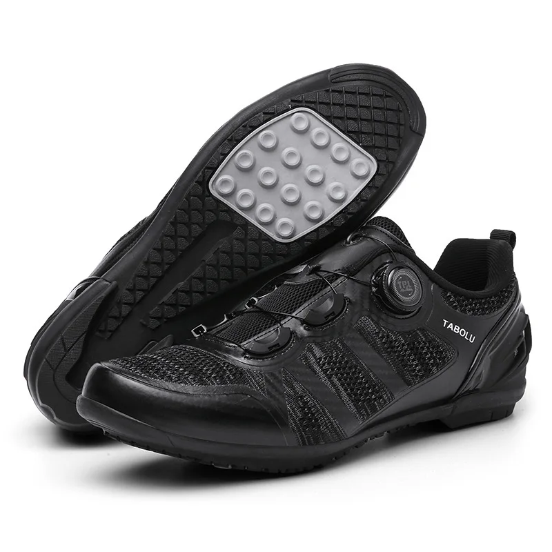 

Cycling Sneakers Men MTB Shoes Self-Locking Road Bicycle Shoes Women Exercise Bikes Sneakers Cleats Clip Cycle Knit Racing Shoes