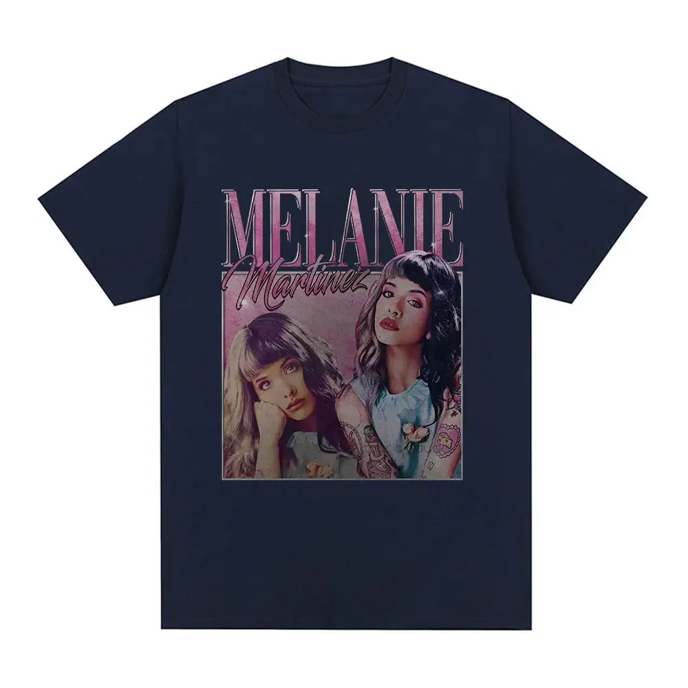 Singer Melanie Martinez Graphic Print T-shirt Men Woman Harajuku Vintage Oversized T Shirts Cotton Casual Short Sleeve T-shirts