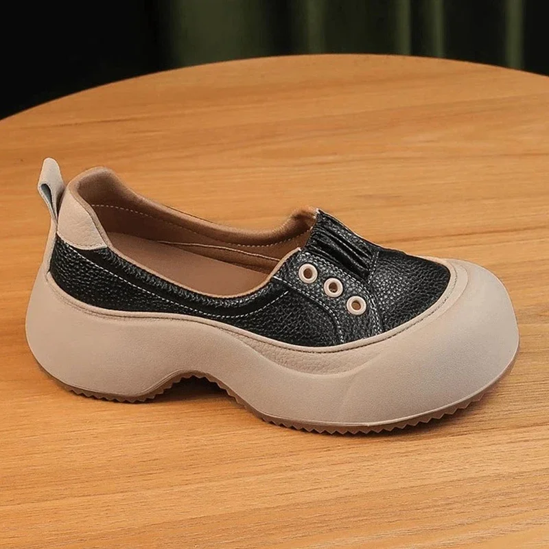 Sapatos de lona elástico para mulheres, salto liso, slicon, todos os jogos, meninas, tênis branco, primavera, outono