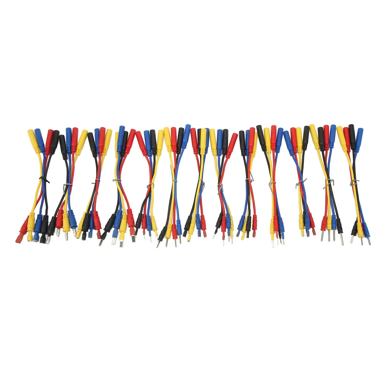 موصلات أسلاك السيارة كابلات محول مجموعة موصلات اختبار دائرة السيارات المريحة سهلة الاستخدام متعددة الوظائف لراسم الذبذبات #2