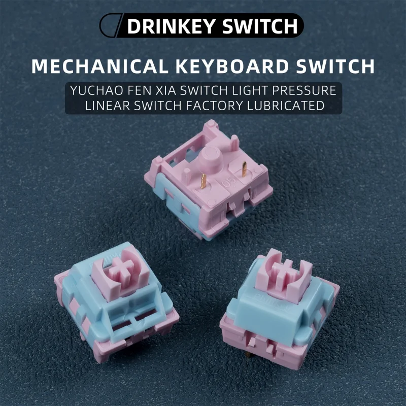 

Механические клавиатурные переключатели оси порошковой дымки, розетки с пятиновым переключателем MX под давлением 35G