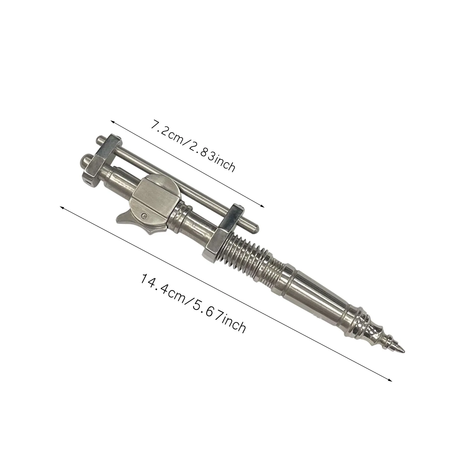 Imagem -06 - Caneta Esferográfica de Artesanal Edc Deslizante Mecânica Leve Ferramentas Portáteis de Escrita ao ar Livre Presente Elegante para Homens Aço Inoxidável
