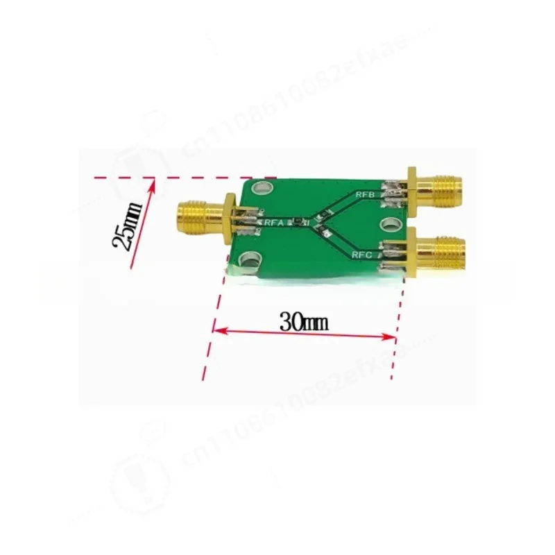 RF Power Divider Splitter Module 1 In 2 Out Two Way Signal Distribution