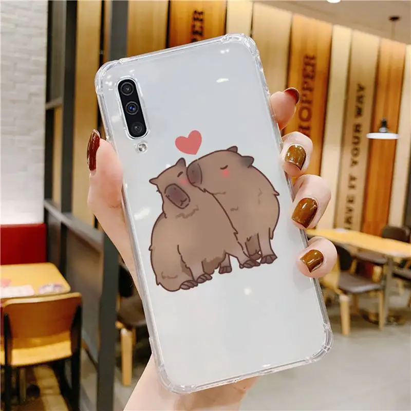 Funda de teléfono transparente de dibujos animados para Samsung galaxy A S note 23, 52, 22, 20, 21, 51, 71, 12, 50, 10, 30 E fe ultra plus