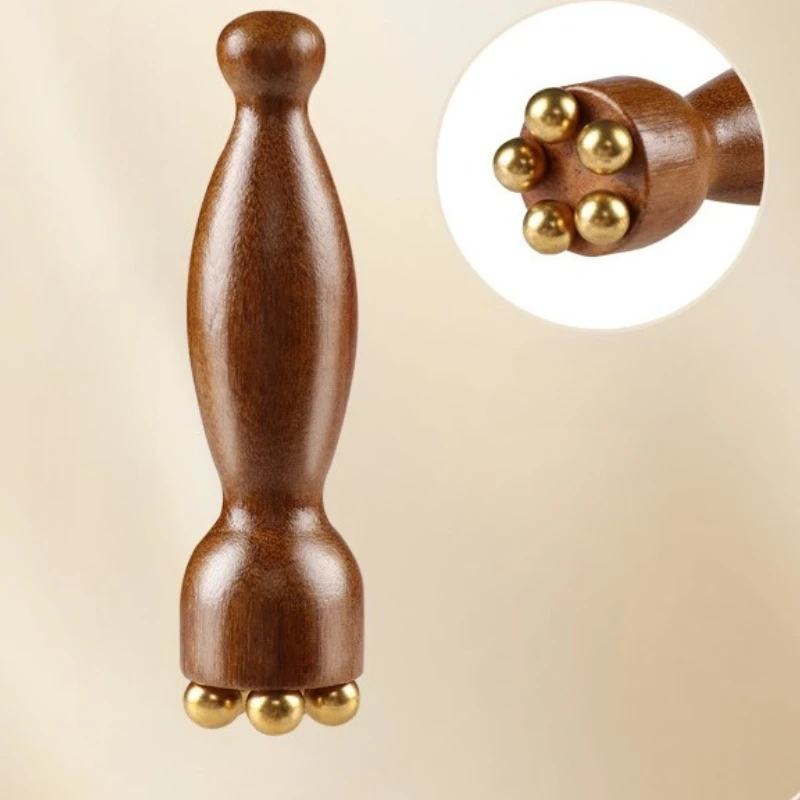 

Lotus Seedpod Shape Massager Facial Physiotherapy Tool Green Sandalwood Face Massage Tools Gua Sha Face Skin Care Massage Sticks
