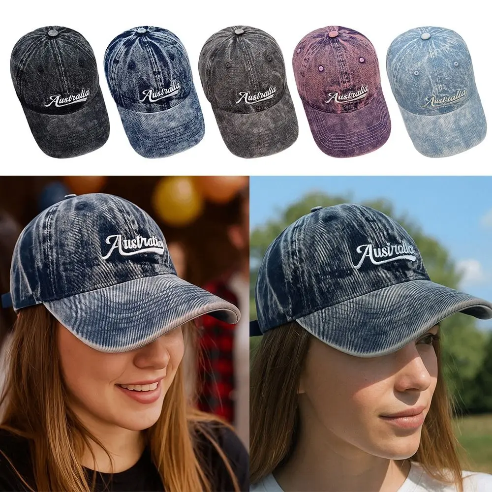 

Hip Hop Style Letter Embroidery Women Men Caps Breathable Adjustable Baseball Cap Long Brimmed Sport Visor Summer Season