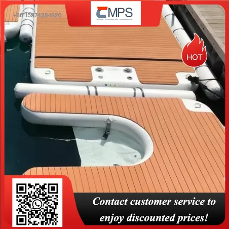Drop Stitch Floating Pontoon Water Jet Ski Dock Inflatable Yacht Island C Dock