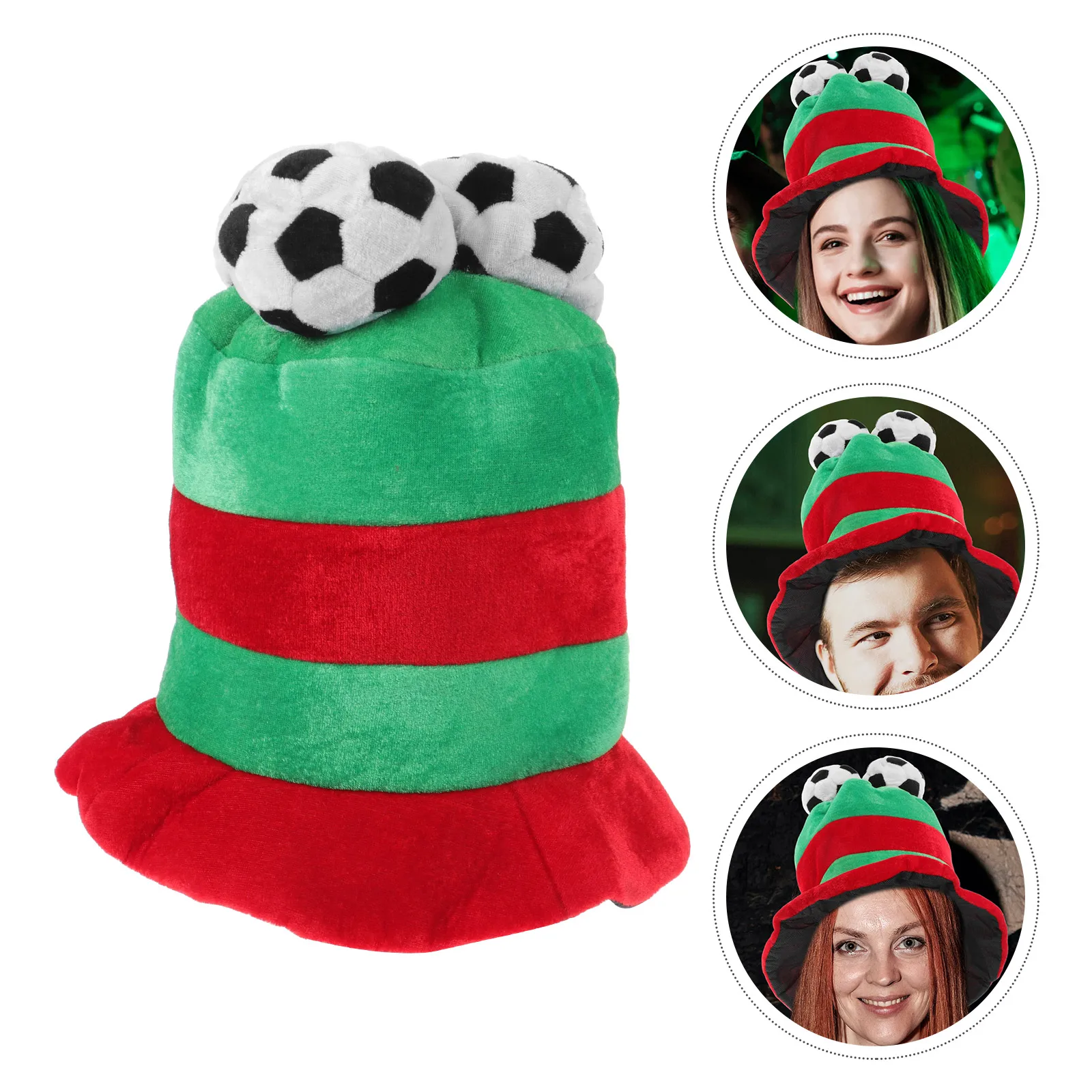 

Hat with Cap Fans Nightclub Embroidered Competition Headdress Mother
