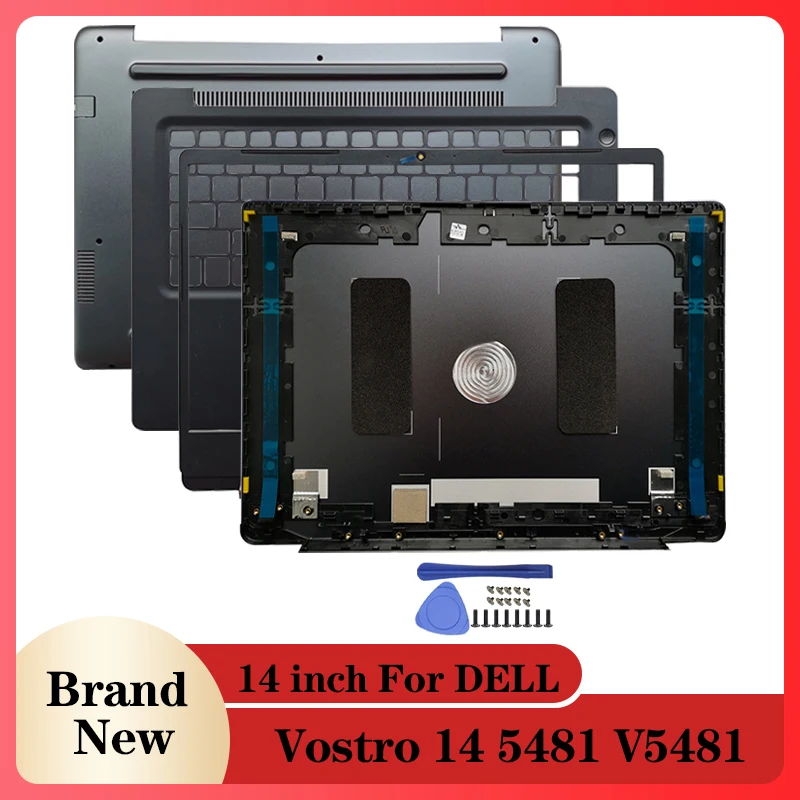 NEW Laptop LCD Back Cover/Front Bezel/Palmrest/Bottom Case For DELL Vostro 14 5481 V5481 02DYXK 04Y3M8 0PTXV1 0YHFFH