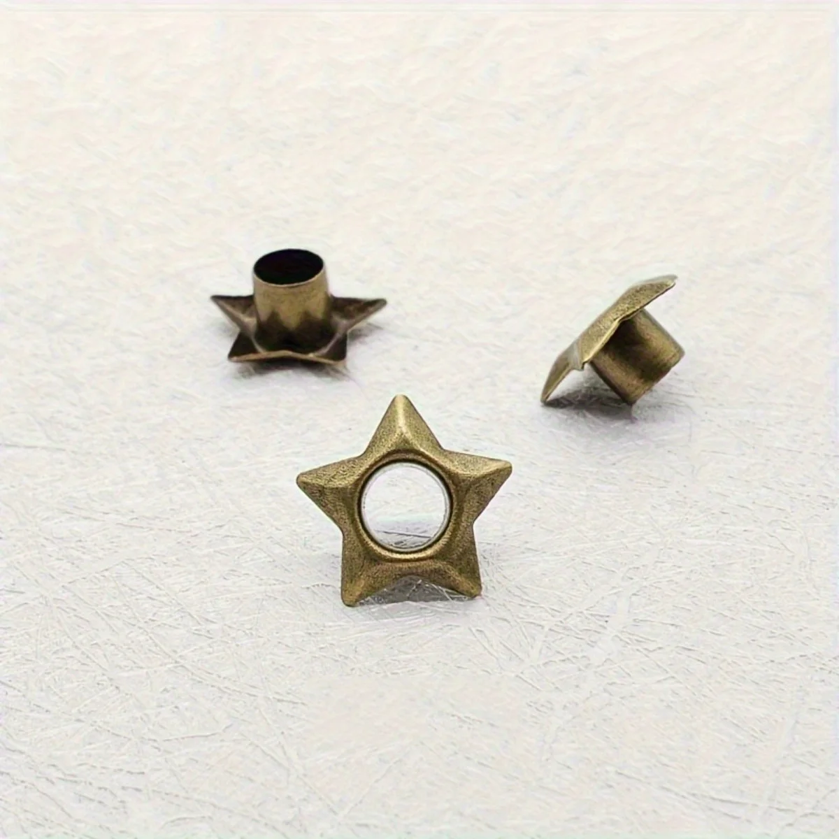 20PCS Sternförmige Ösen 5mm Metall Ösen Ringe Punch Installer Kit Leder Handwerk Sammelalbum Kleidung Schuhe Nähen zubehör