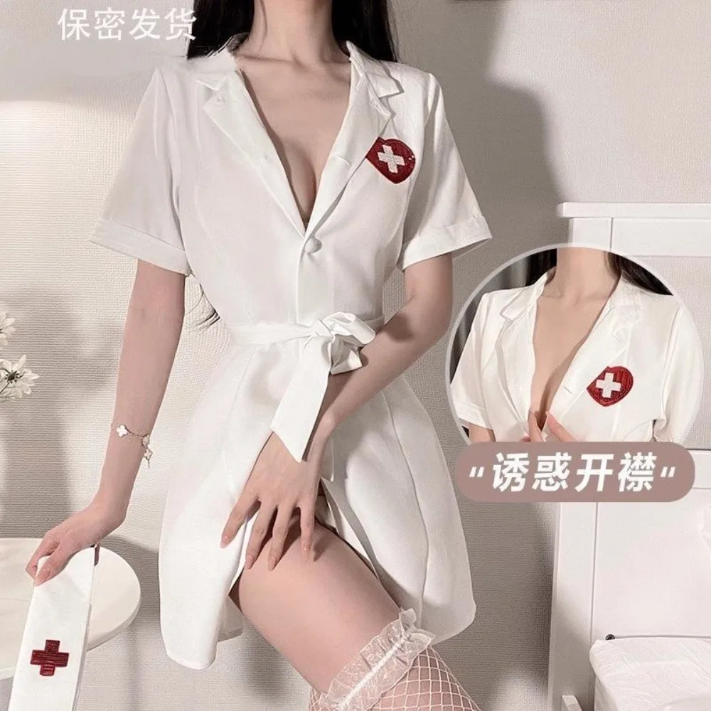 

Sexy Adult Female Underwear Tease Man Cute Pure Erotic Nurse Fantasy Costumes Lingerie Youth Women's Sexy Outfit