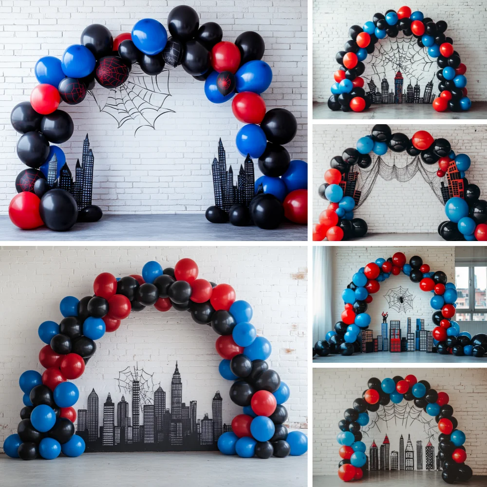 

Baby Shower Backdrops for Photography Newborn Boy Girl 1st Birthday Balloon Party Decor Background Kids Photo Photographic Prop