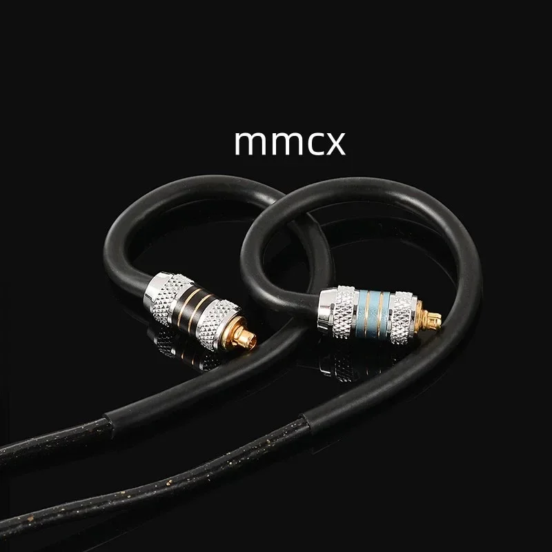 Koceta Silver Plated Core IEM Earphone Cable Headset Cable MMCX 0.78 2pin A2DC For IE100 IE400 IE500 Pro IE200 IE300 IE600 IE900