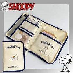 Snoopy Shockproof Handbag Cover for Ipad 10th Air 4/5 Pro 11 12.9 Tablet Protective Case 13in Laptop Bag Storage Pouch Sleeve