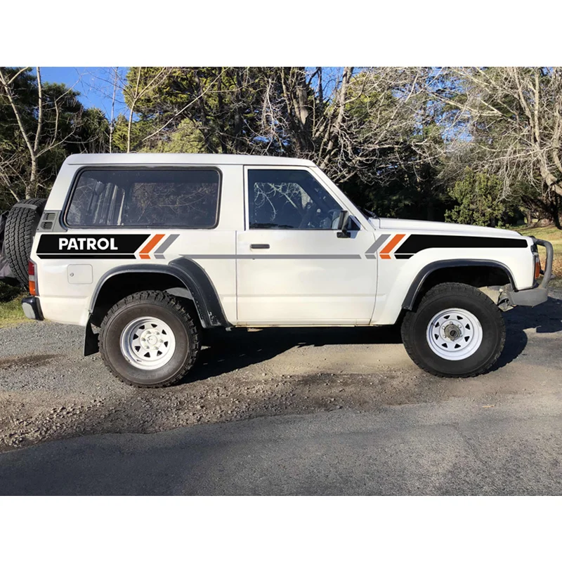 Car Vinyl Stickers For Nissan Patrol Y60 3doors modification modify customized Fashion sports decals