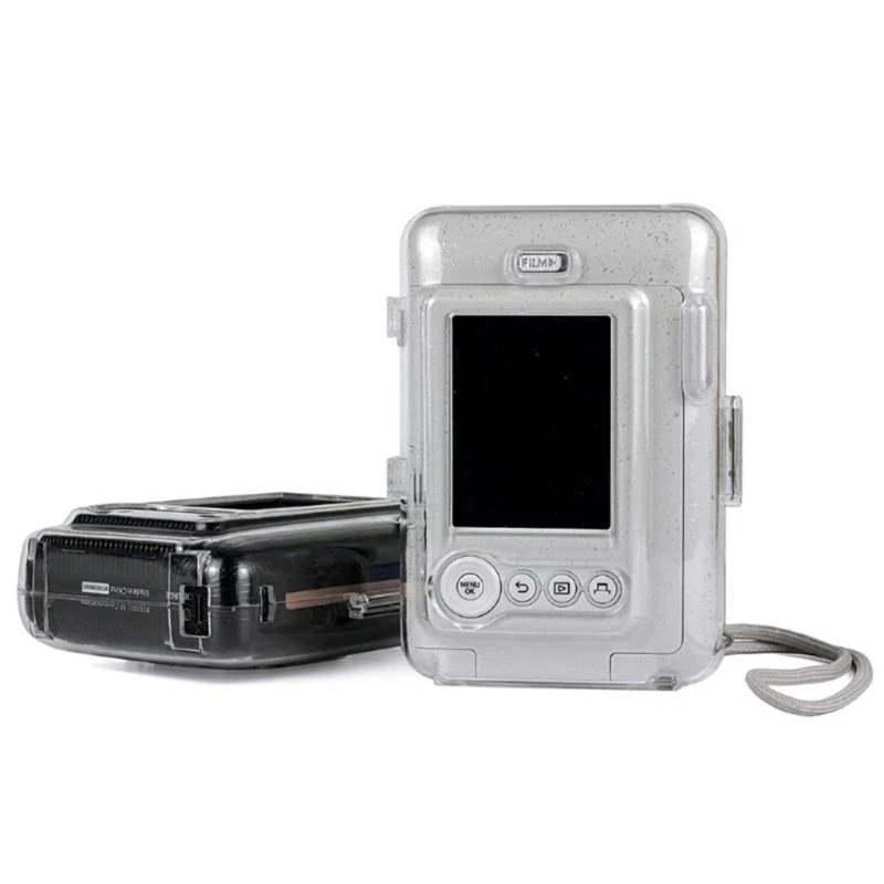 Protective Clear Case for fujifilm Mini Liplay Camera Crystal Hard Shells with Strap Protective Skin Carry Hard Shells