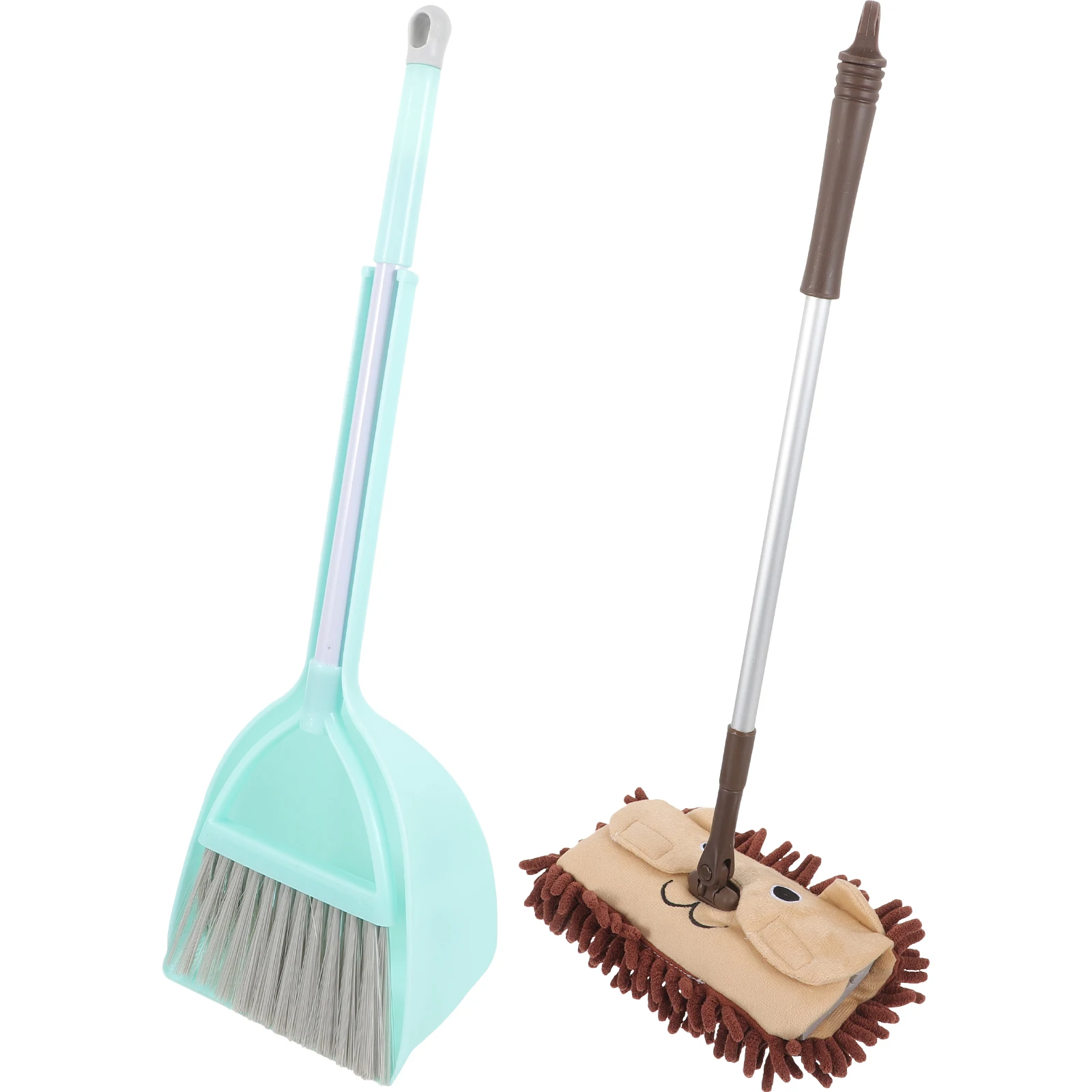 

Simulation Mini Broom Dustpan Mop Toys Set Kids Play House Sweeping Cleaning Toy Kindergarten Housework Pretend Play Kit