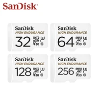 Tarjeta Micro SD SanDisk Original de Alta Resistencia MicroSDHC 32GB V30 C10 MicroSDXC 64GB 128GB 256GB Tarjeta de Memoria para Cámara de Coche