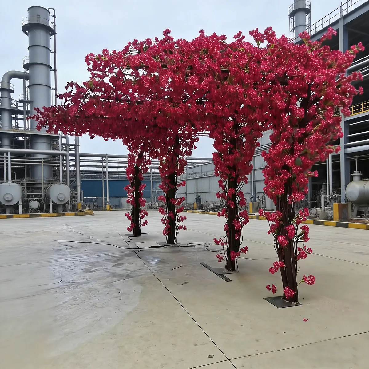 

Большое розовое искусственное дерево Bougainvillea, искусственное дерево, домашний цветок, ива, большое украшение, большое цветочное дерево, свадебное искусственное