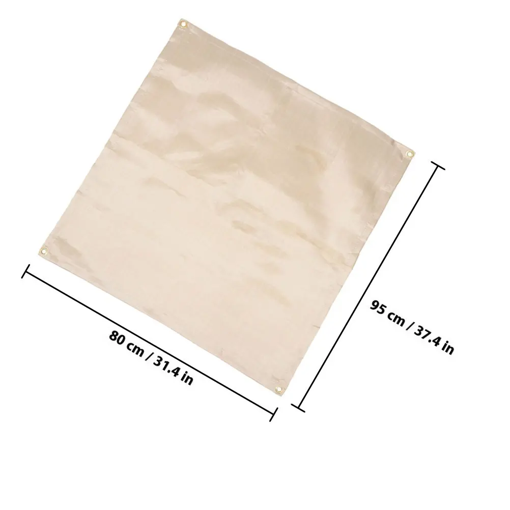 Outdoor Fire Retardant Blanket Camping Grill Fireproof Thermal Resistant Blanket Portable Fireproof Cushion for Home Kitchen and