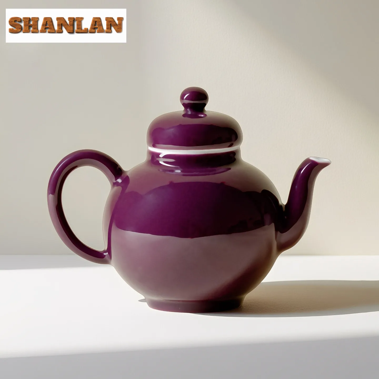 

120ml Purple Teapot Handmade Tea Infuser Pot Household Tea Maker Kettle With Ball Hole Chinese Tea Set Accessories Collection