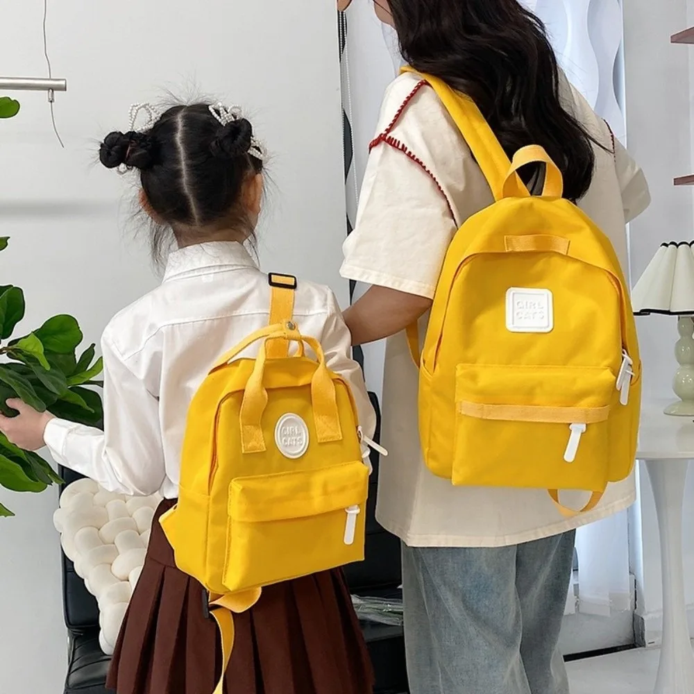 Сплошной цвет детский рюкзак из ткани Оксфорд противоугонная школьная сумка для студентов многофункциональный холщовый рюкзак для детей