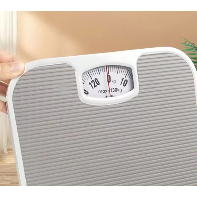 180KG/1kg PU Non Anti slip Leather Pad Human Body Weight Balance Bathroom Scale Analog Spring Human Body 130KG Mechanical Scale