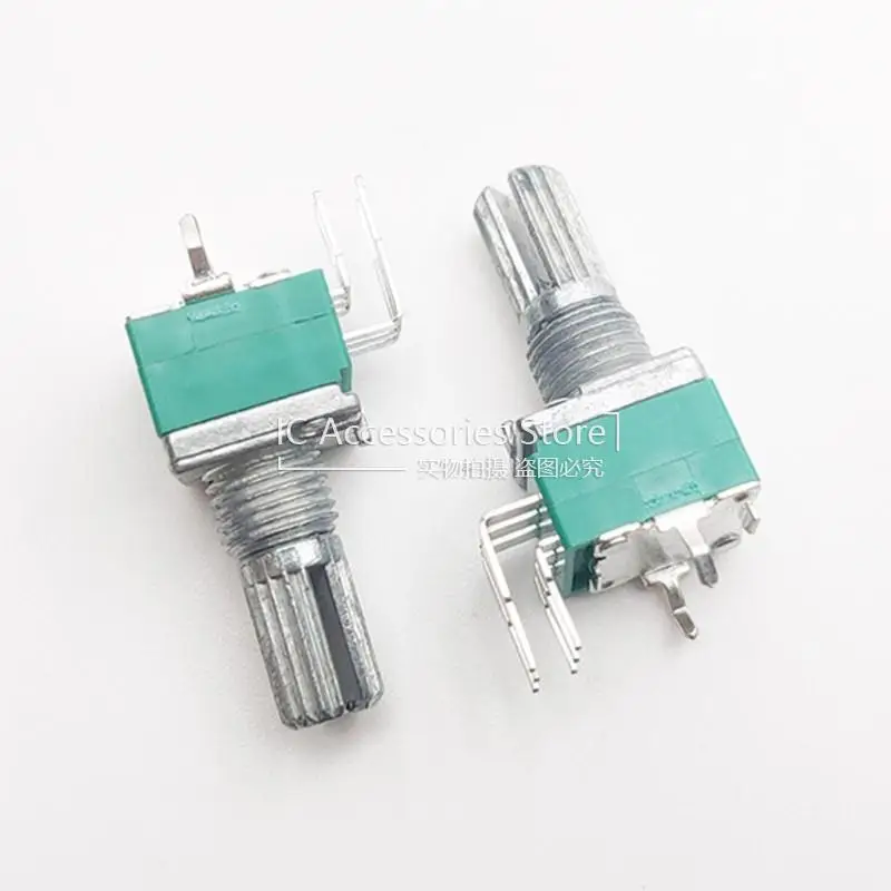 2PCS RK097 Verticale A50K A503 Dubbele Potentiometer 6Pin Volume Aanpassing Bloem As Potentiometer