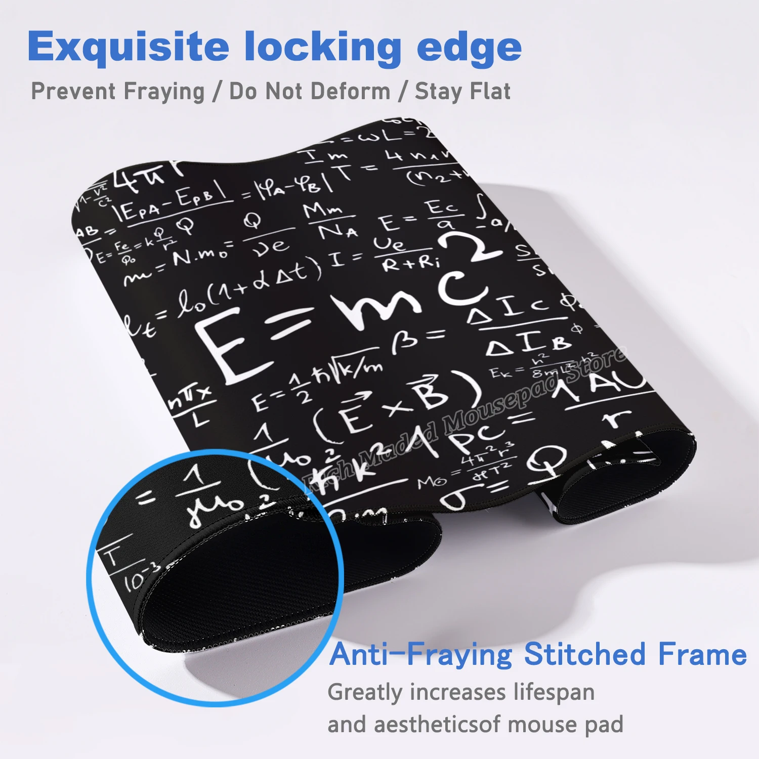 Equation Large Mouse Pad Pc Gamer Math Chemistry Physics Objects Deskmat Gaming Accessories Teclado Mat Office Laptop Mousepad