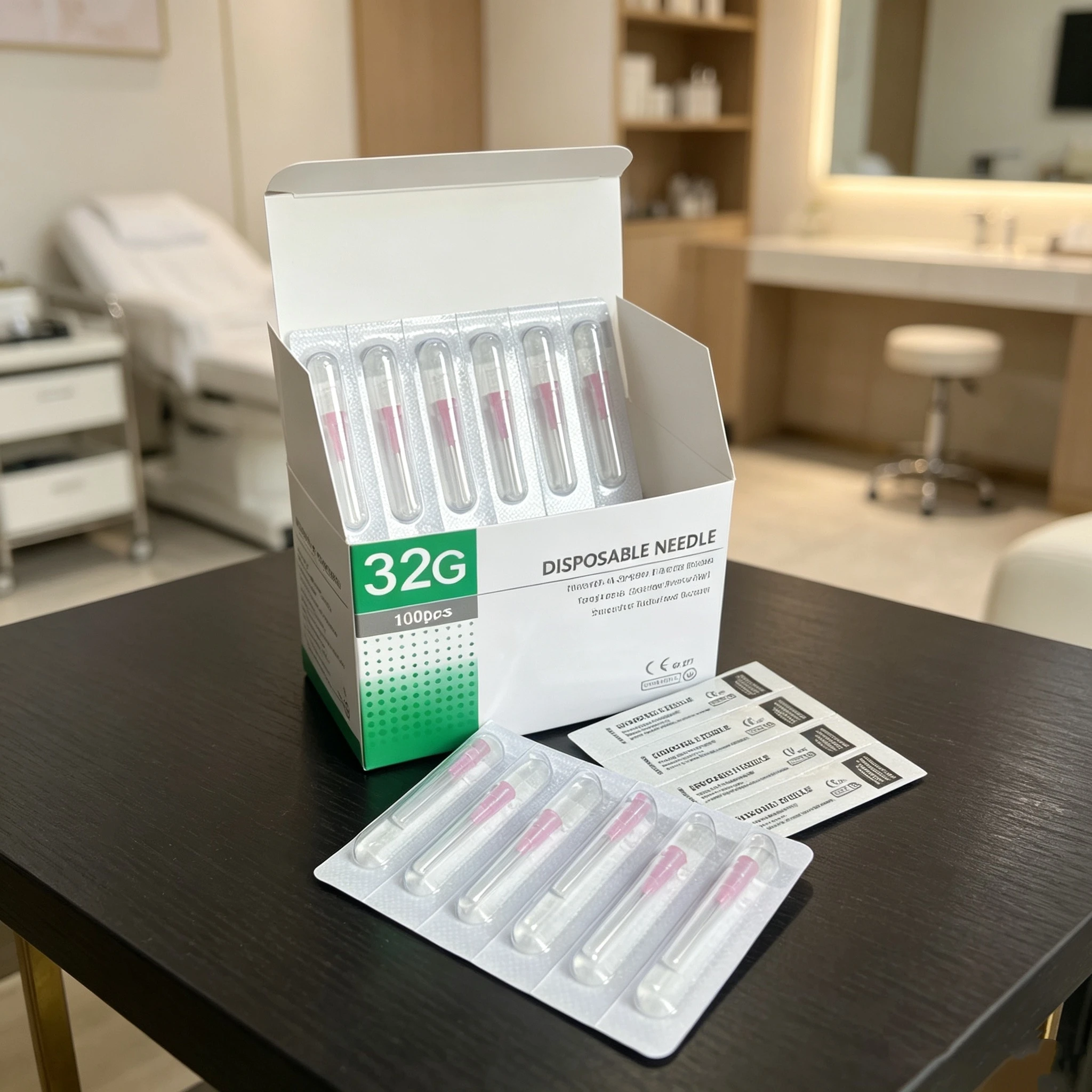 32G Superfeine kleine schmerzfreie Nadelkartusche 4mm 6mm 13mm ultrafeine Zähne Augenlid-Werkzeug Nadeln Werkzeugteile 20/50/100 Stück – Detail 4