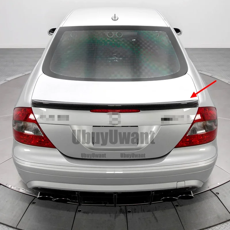 Für Benz W209 CLK 200 280 350 55 63 Auto Stamm Spoiler Carbon Faser/FRP Auto Hinten Stamm Flügel Zubehör spoiler 2004-2007