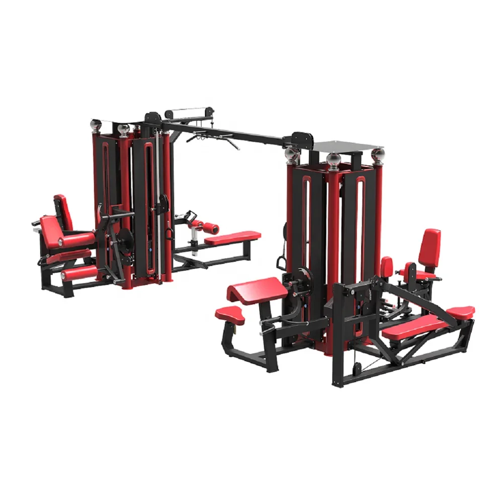 Jungle 8 Station Multi Gym Functional Training Strength Machine Body Building 8 Jungle Station JLC-ZH12 Fitness