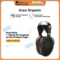 HIFIMAN Arya Organic Full-Size Over-Ear Open-Back Planar Magnetic Headphone with Stealth Magnets for Audiophiles, Home & Studio