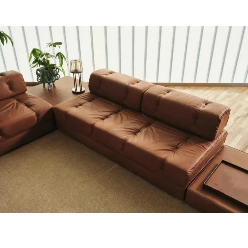 Niche design retro activity module folding lazy sofa bed