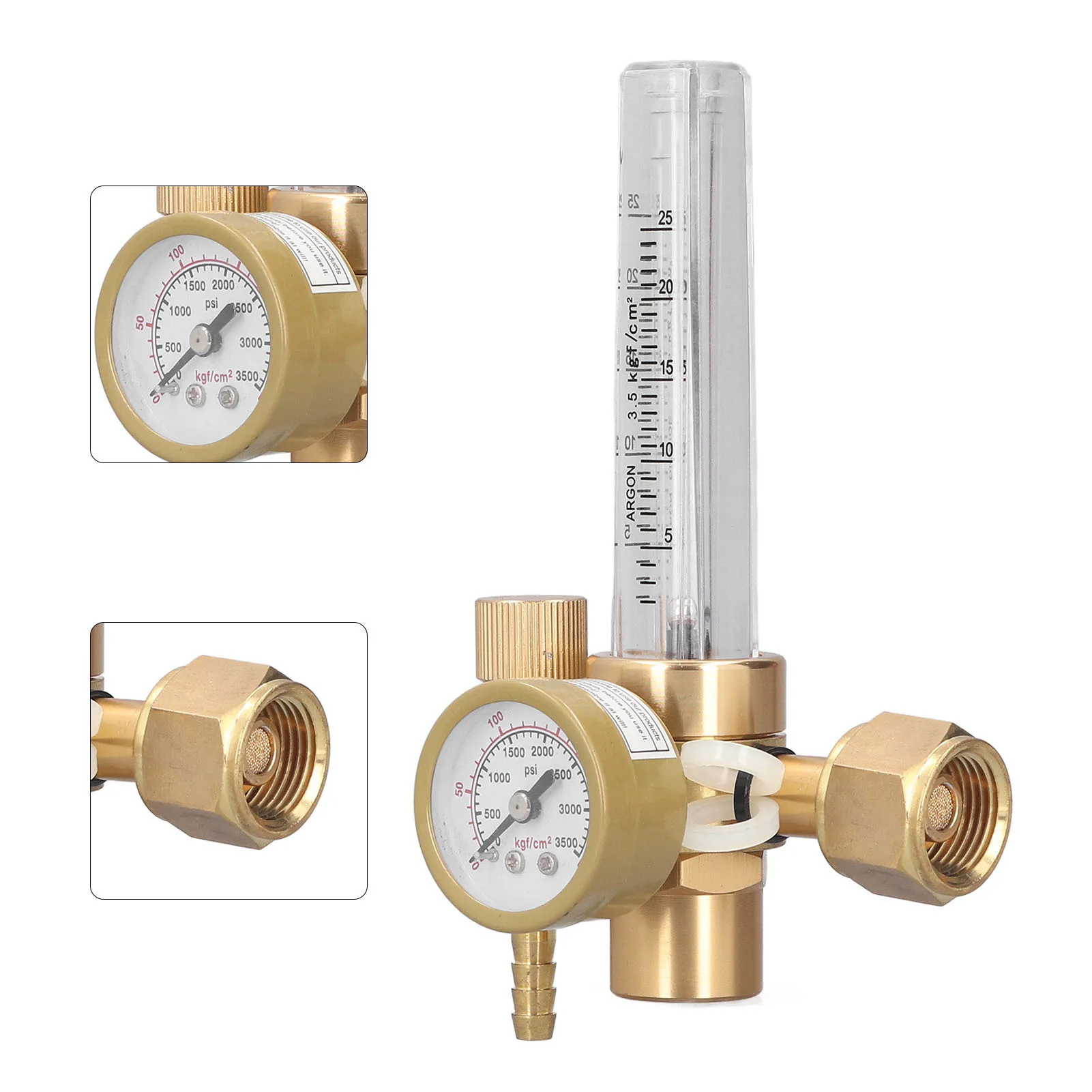 

MIG Welding Gas Regulator Valve Welding Regulator Valve Brass Flowmeter CO2 Gas MIG Welding Machine Accessories OBC‑191